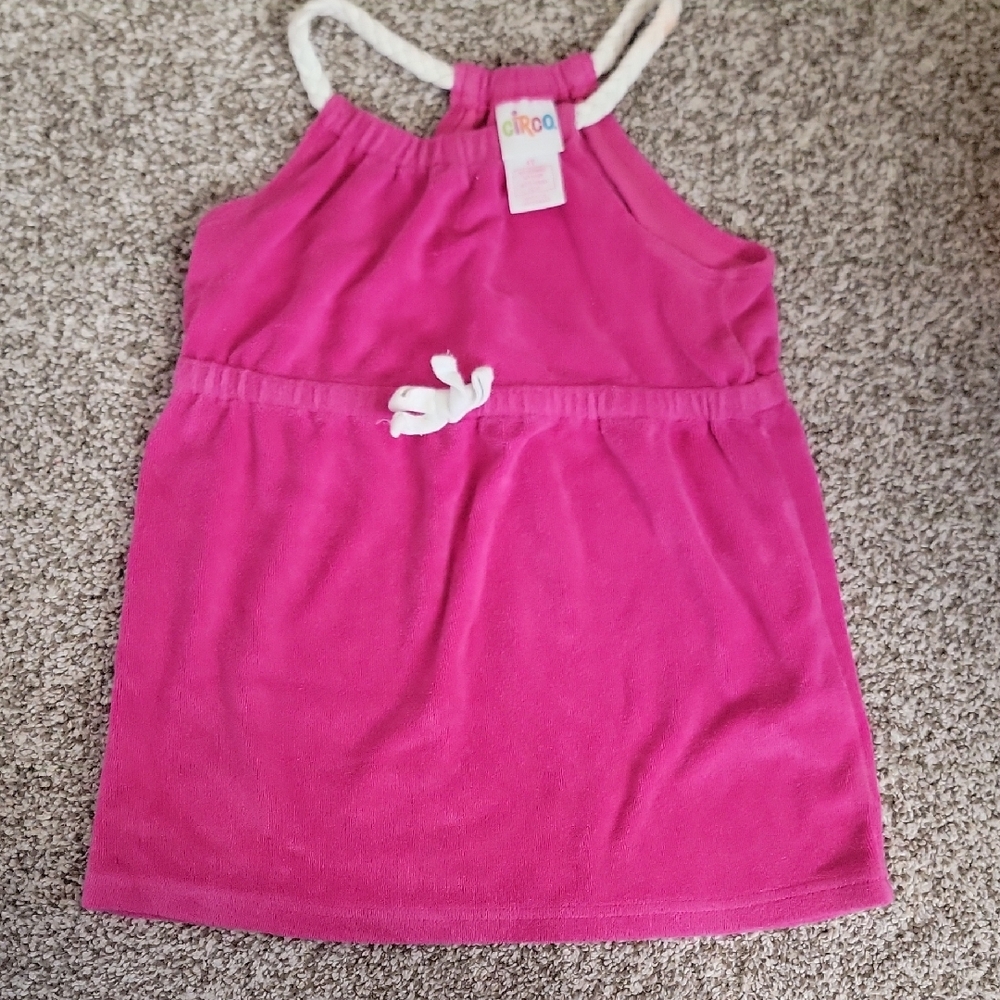 Circo Fuchsia Kids Beach Towel Dress